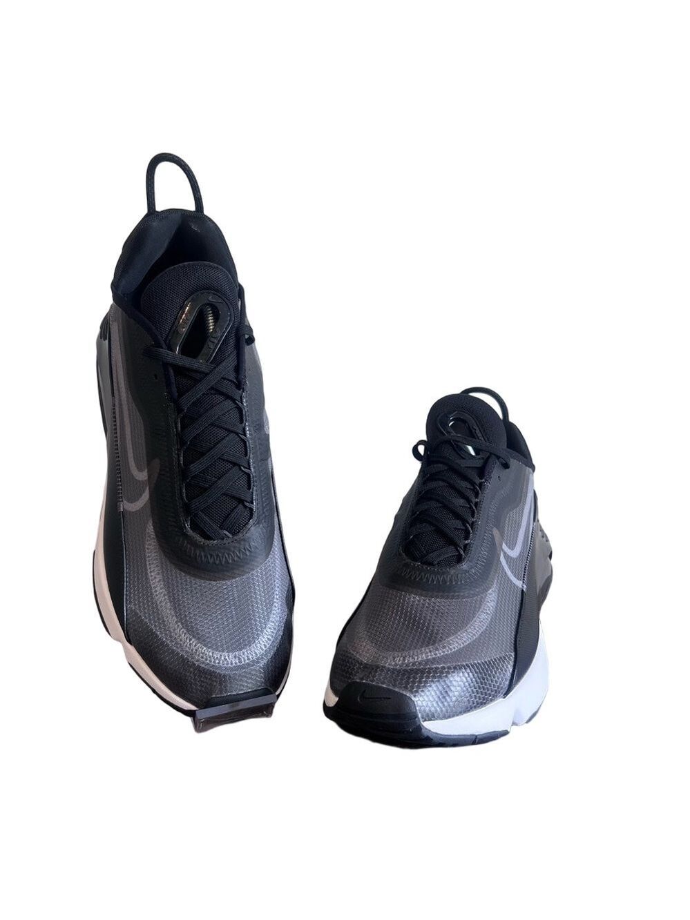 NIKE Air Max 2090 Men's Black Wolf Grey Anthracite Shoe Size 12 #1185